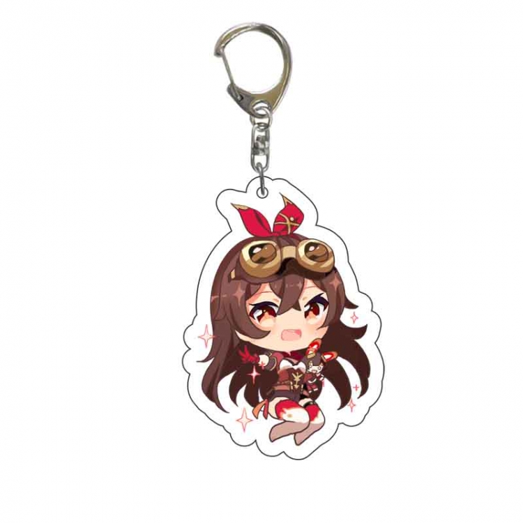 Genshin Impact Anime acrylic Key Chain  price for 5 pcs 6375