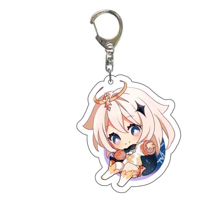 Genshin Impact Anime acrylic Key Chain  price for 5 pcs 6374