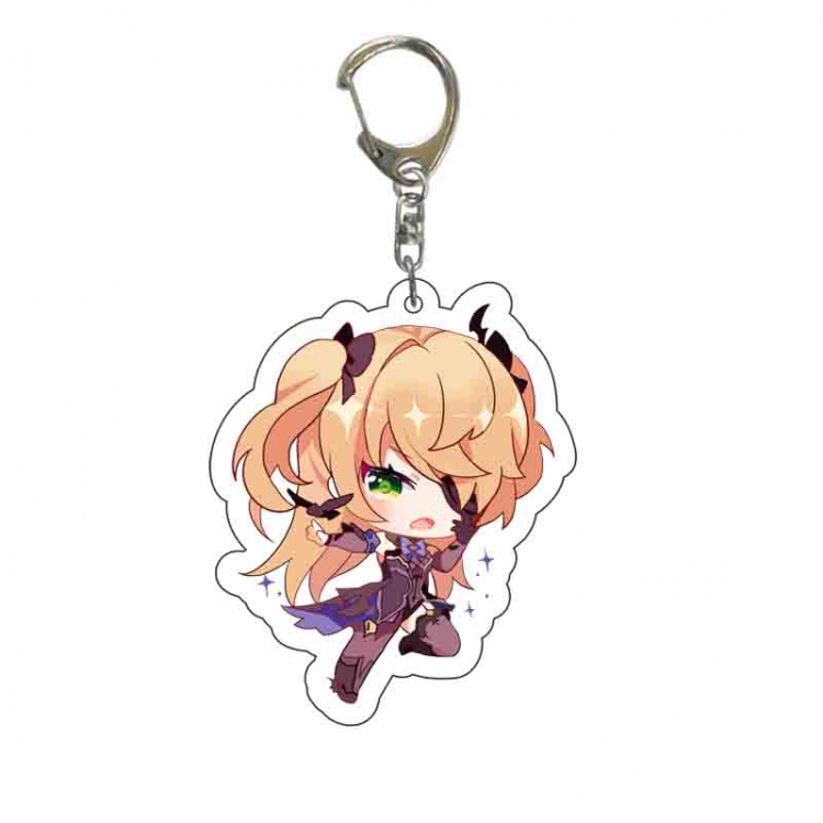 Genshin Impact Anime acrylic Key Chain  price for 5 pcs 6379