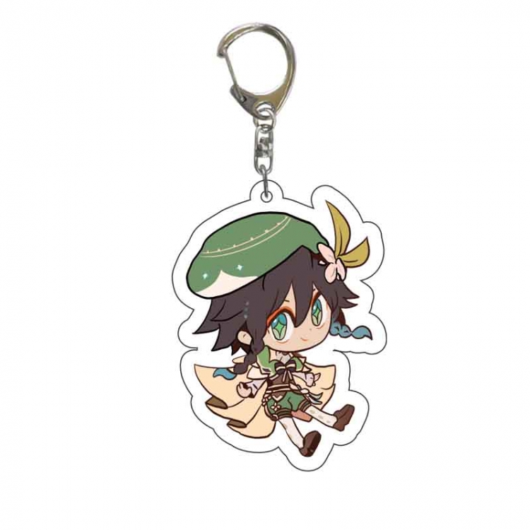 Genshin Impact Anime acrylic Key Chain  price for 5 pcs 6378