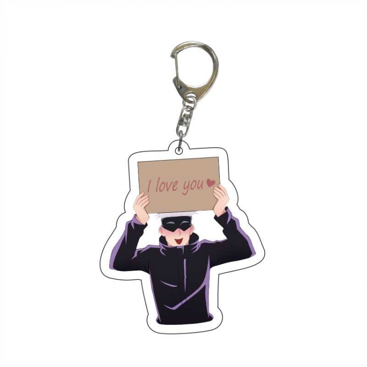 Jujutsu Kaisen Anime acrylic Key Chain  price for 5 pcs  6669