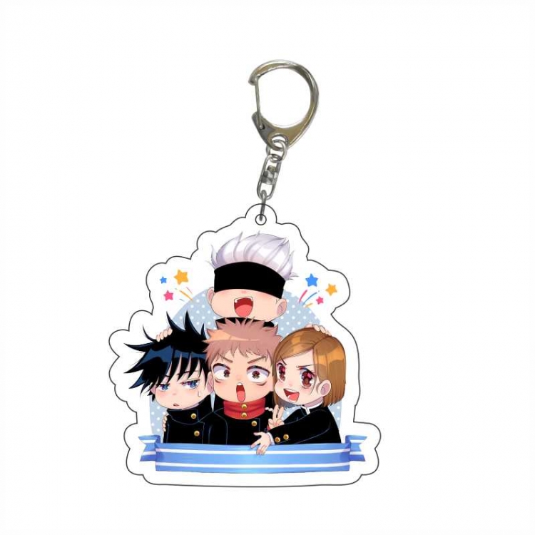 Jujutsu Kaisen Anime acrylic Key Chain  price for 5 pcs  6661