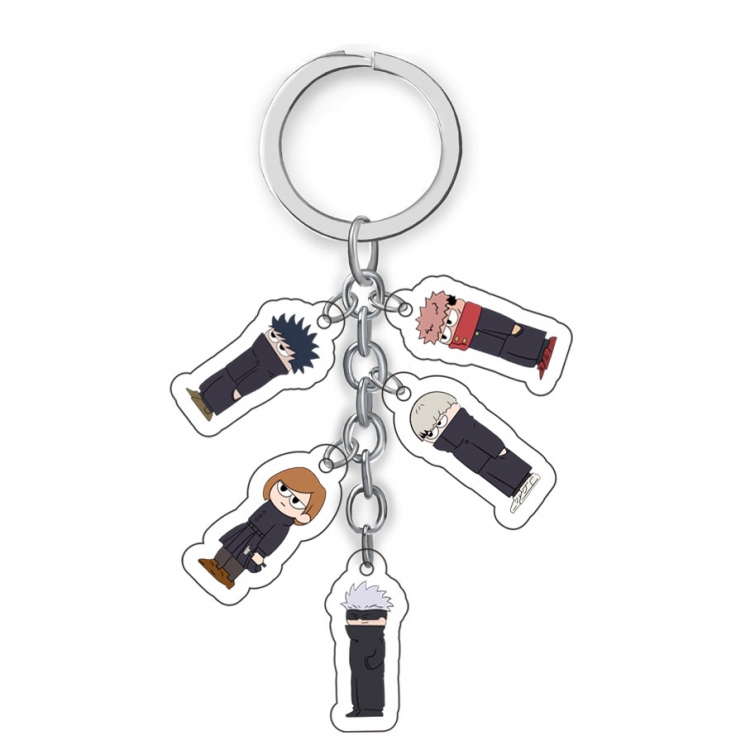 Jujutsu Kaisen  Anime acrylic Key Chain  price for 5 pcs