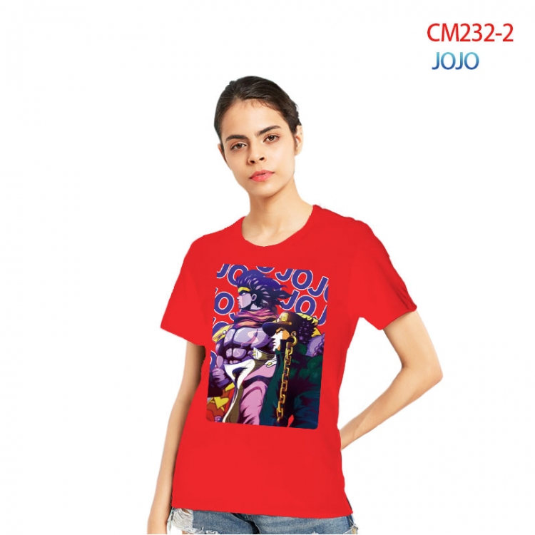 JoJos Bizarre Adventure Printed short-sleeved cotton T-shirt from S to 3XL   CM232-2