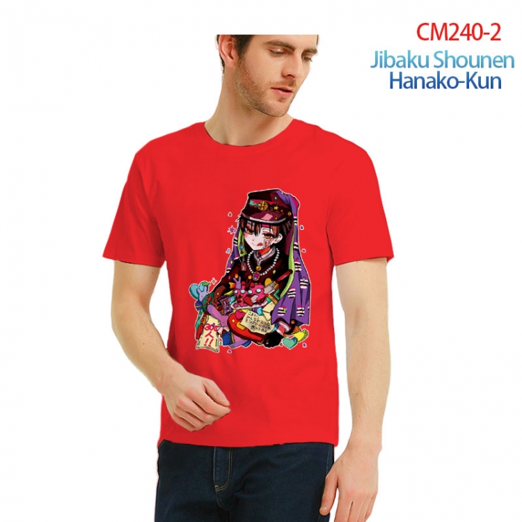 Toilet-bound Hanako-kun Printed short-sleeved cotton T-shirt from S to 3XL  CM240-2