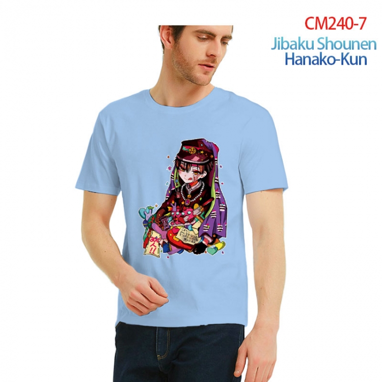Toilet-bound Hanako-kun Printed short-sleeved cotton T-shirt from S to 3XL   CM240-7