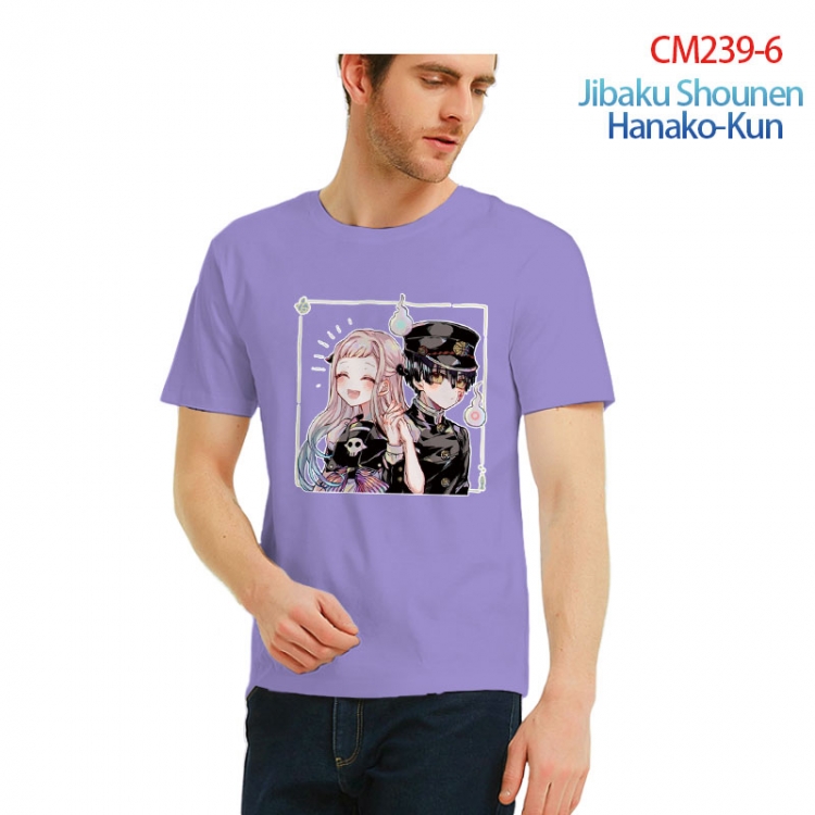 Toilet-bound Hanako-kun Printed short-sleeved cotton T-shirt from S to 3XL 