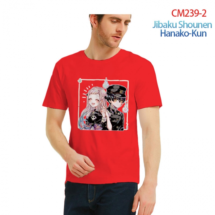 Toilet-bound Hanako-kun Printed short-sleeved cotton T-shirt from S to 3XL  CM239-2