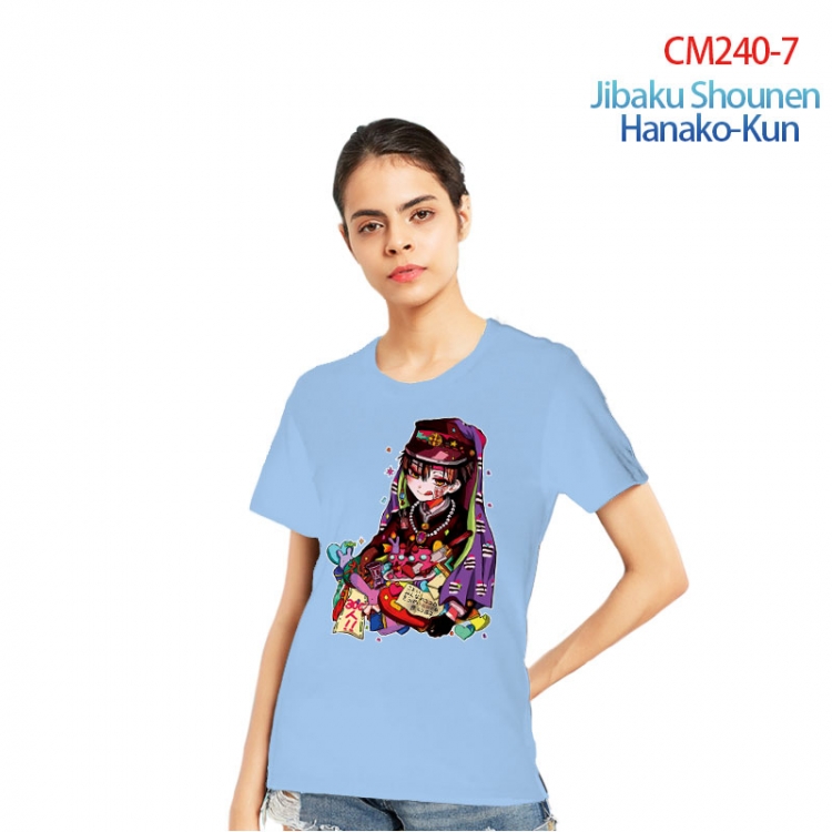 Toilet-bound Hanako-kun Printed short-sleeved cotton T-shirt from S to 3XL  CM240-7