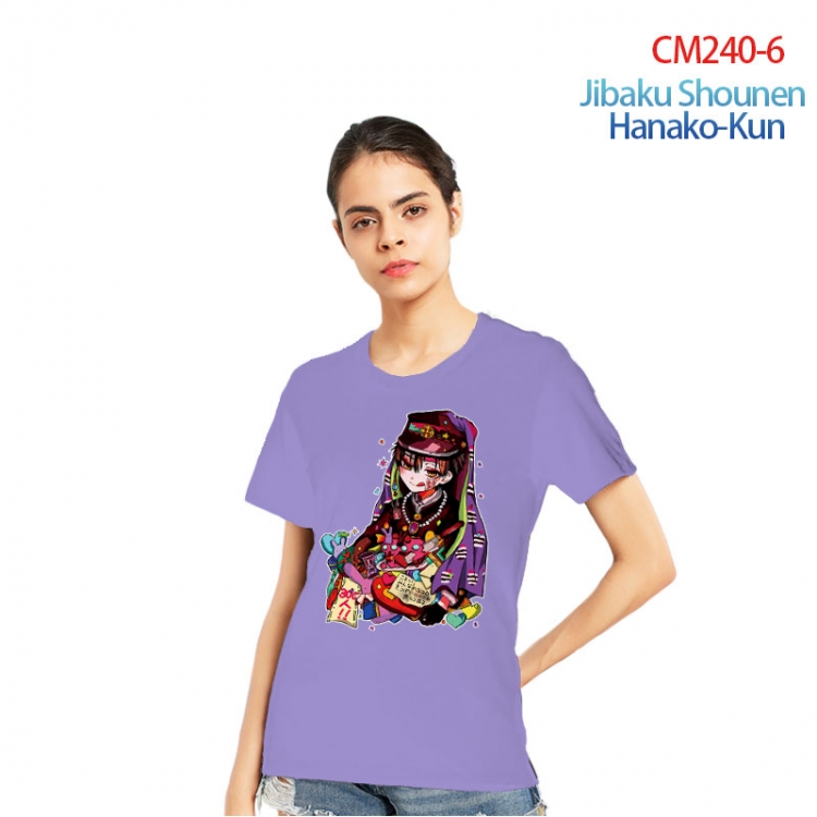 Toilet-bound Hanako-kun Printed short-sleeved cotton T-shirt from S to 3XL  CM240-6