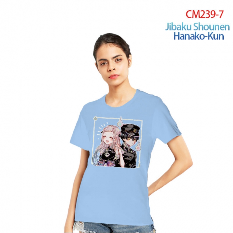Toilet-bound Hanako-kun Printed short-sleeved cotton T-shirt from S to 3XL   CM239-7