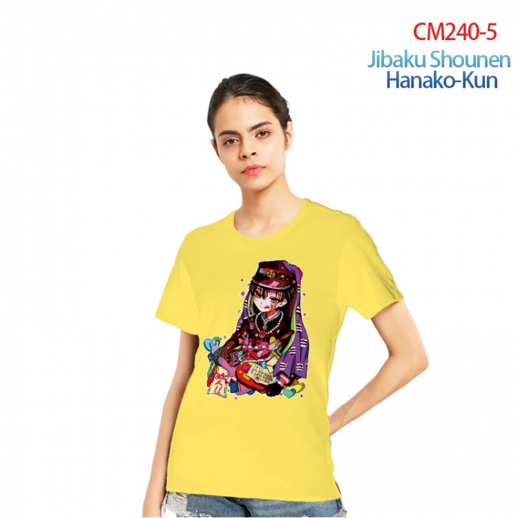 Toilet-bound Hanako-kun Printed short-sleeved cotton T-shirt from S to 3XL  CM240-5
