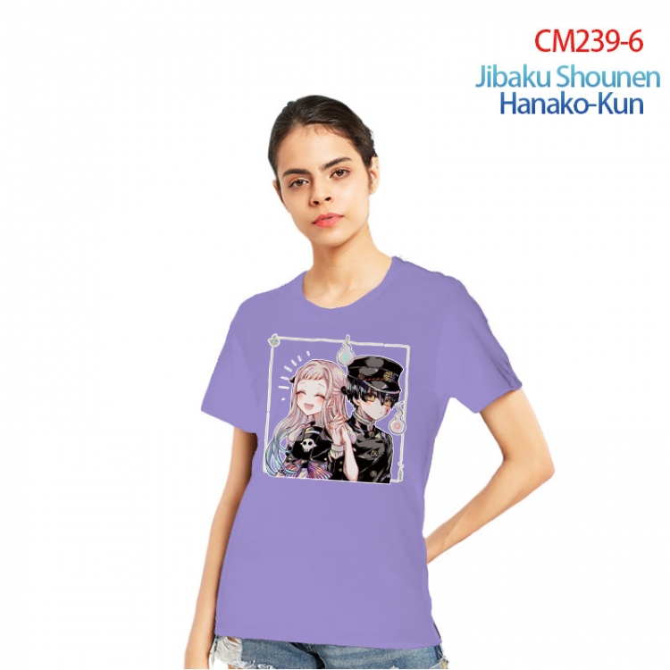 Toilet-bound Hanako-kun Printed short-sleeved cotton T-shirt from S to 3XL  CM239-6