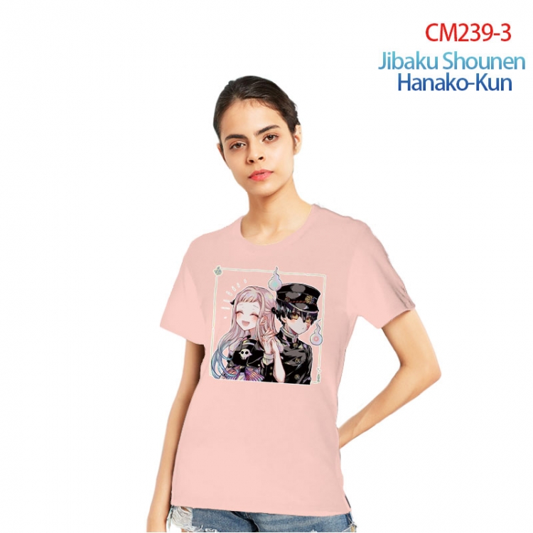 Toilet-bound Hanako-kun Printed short-sleeved cotton T-shirt from S to 3XL  CM239-3