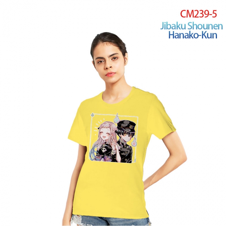 Toilet-bound Hanako-kun Printed short-sleeved cotton T-shirt from S to 3XL  CM239-5