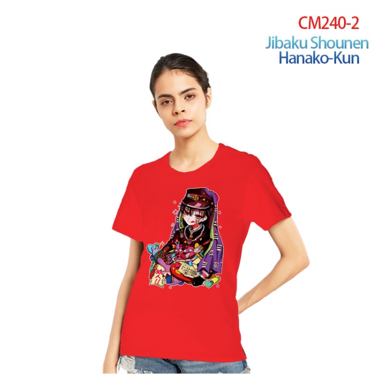 Toilet-bound Hanako-kun Printed short-sleeved cotton T-shirt from S to 3XL   CM240-2