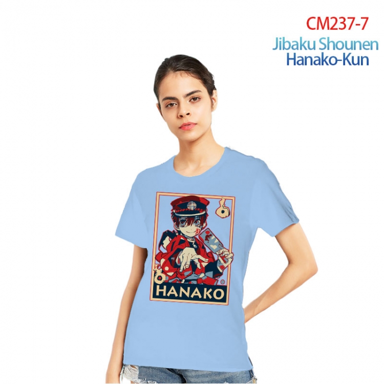 Toilet-bound Hanako-kun Printed short-sleeved cotton T-shirt from S to 3XL  CM237-7