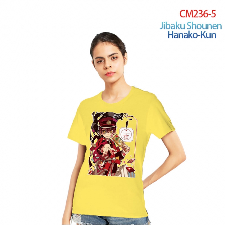 Toilet-bound Hanako-kun Printed short-sleeved cotton T-shirt from S to 3XL  CM236-5
