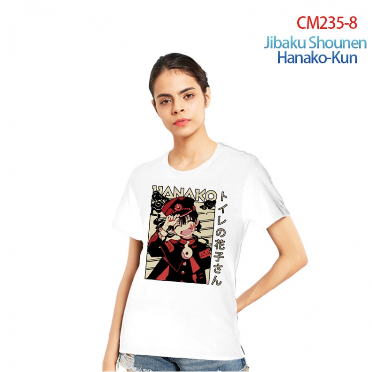 Toilet-bound Hanako-kun Printed short-sleeved cotton T-shirt from S to 3XL   CM235-8