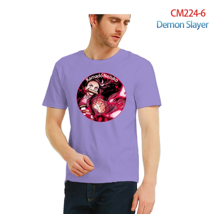 Demon Slayer Kimets Printed short-sleeved cotton T-shirt from S to 3XL  CM224-6