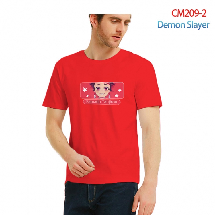 Demon Slayer Kimets Printed short-sleeved cotton T-shirt from S to 3XL  CM209-2