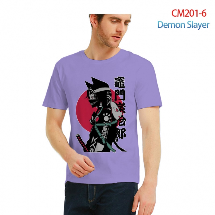 Demon Slayer Kimets Printed short-sleeved cotton T-shirt from S to 3XL  CM201-6