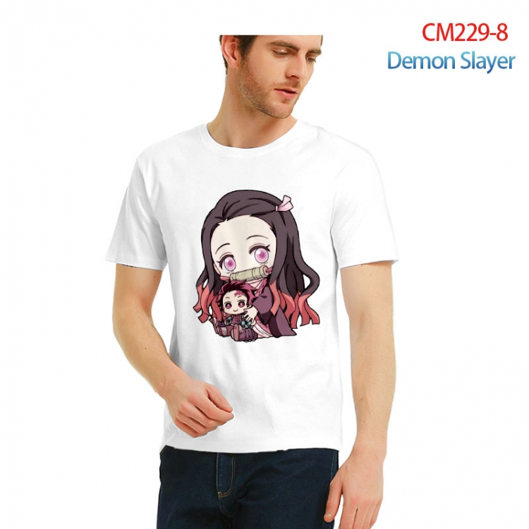 Demon Slayer Kimets Printed short-sleeved cotton T-shirt from S to 3XL  CM229-8