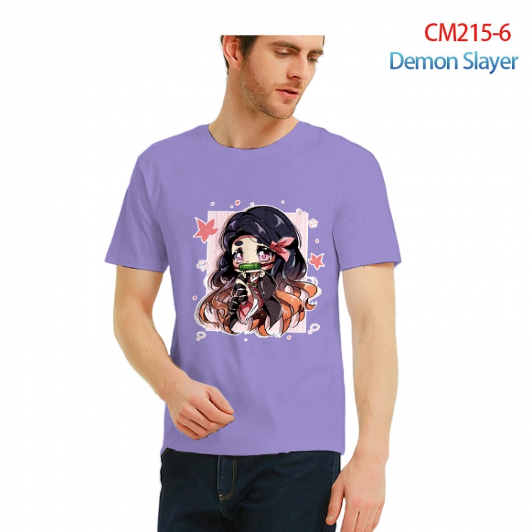 Demon Slayer Kimets Printed short-sleeved cotton T-shirt from S to 3XL  CM215-6