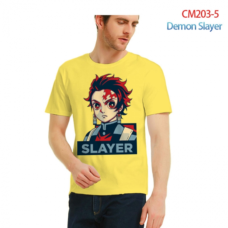 Demon Slayer Kimets Printed short-sleeved cotton T-shirt from S to 3XL  CM203-5