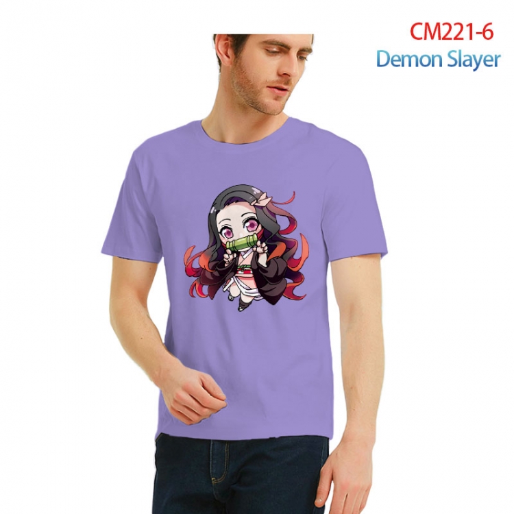 Demon Slayer Kimets Printed short-sleeved cotton T-shirt from S to 3XL  CM221-6