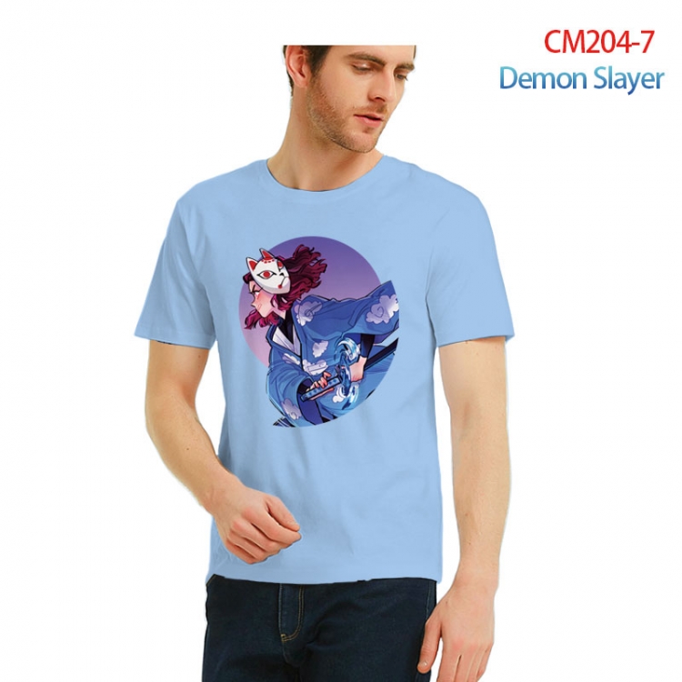 Demon Slayer Kimets Printed short-sleeved cotton T-shirt from S to 3XL  CM204-7