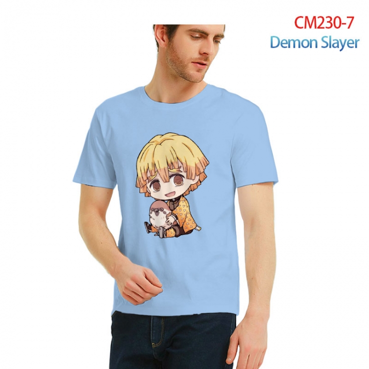 Demon Slayer Kimets Printed short-sleeved cotton T-shirt from S to 3XL  CM230-7