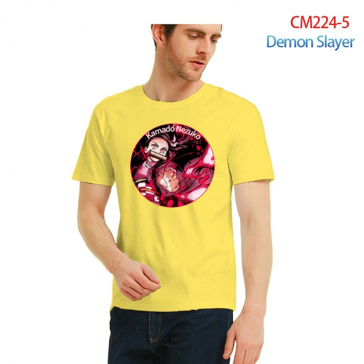 Demon Slayer Kimets Printed short-sleeved cotton T-shirt from S to 3XL  CM224-5