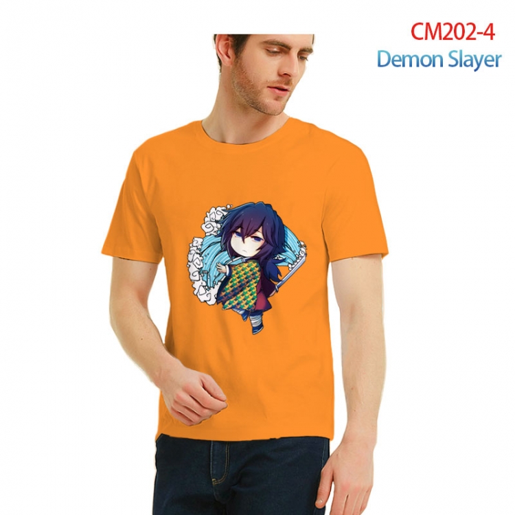 Demon Slayer Kimets Printed short-sleeved cotton T-shirt from S to 3XL   CM202-4