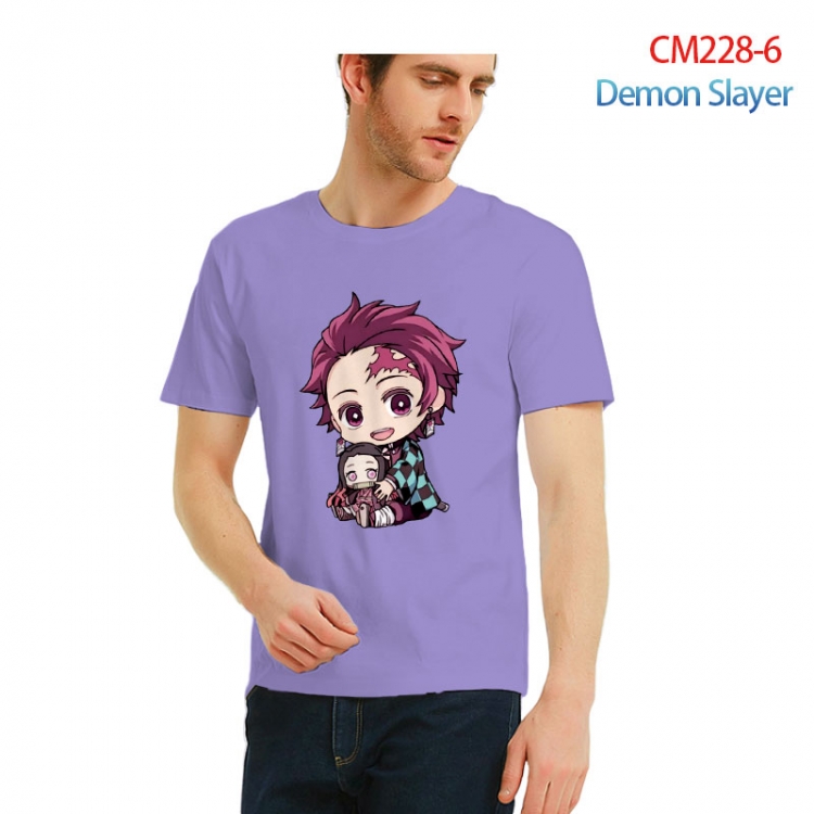 Demon Slayer Kimets Printed short-sleeved cotton T-shirt from S to 3XL  CM228-6