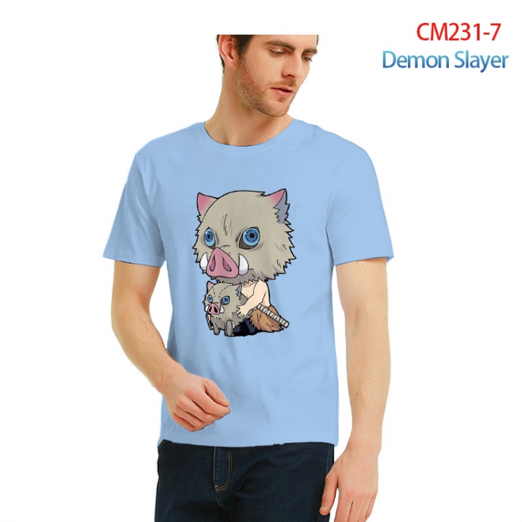 Demon Slayer Kimets Printed short-sleeved cotton T-shirt from S to 3XL  CM231-7