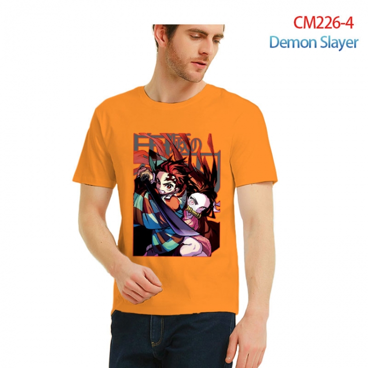 Demon Slayer Kimets Printed short-sleeved cotton T-shirt from S to 3XL  CM226-4