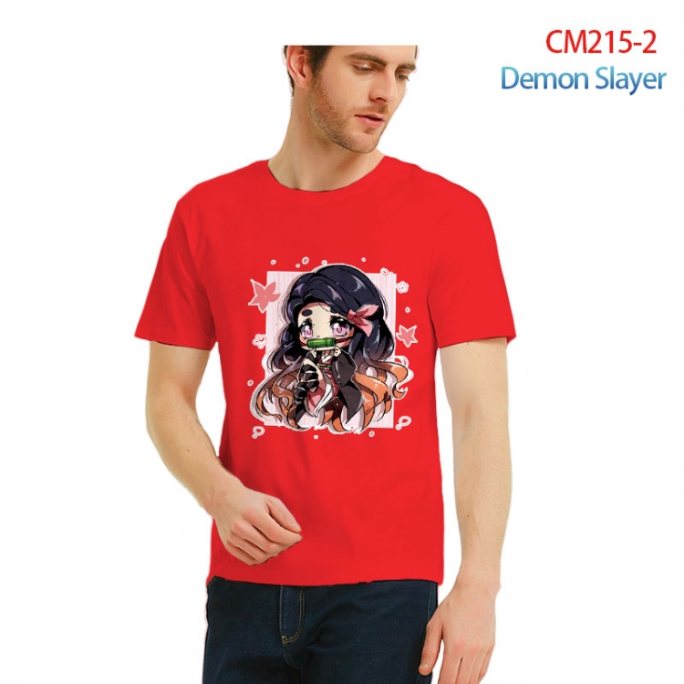 Demon Slayer Kimets Printed short-sleeved cotton T-shirt from S to 3XL  CM215-2
