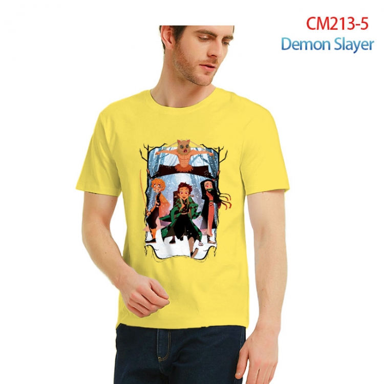 Demon Slayer Kimets Printed short-sleeved cotton T-shirt from S to 3XL  CM213-5