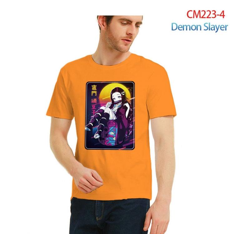 Demon Slayer Kimets Printed short-sleeved cotton T-shirt from S to 3XL  CM223-4