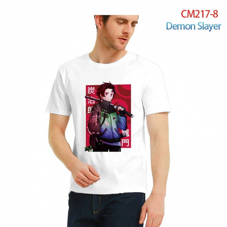 Demon Slayer Kimets Printed short-sleeved cotton T-shirt from S to 3XL  CM217-8