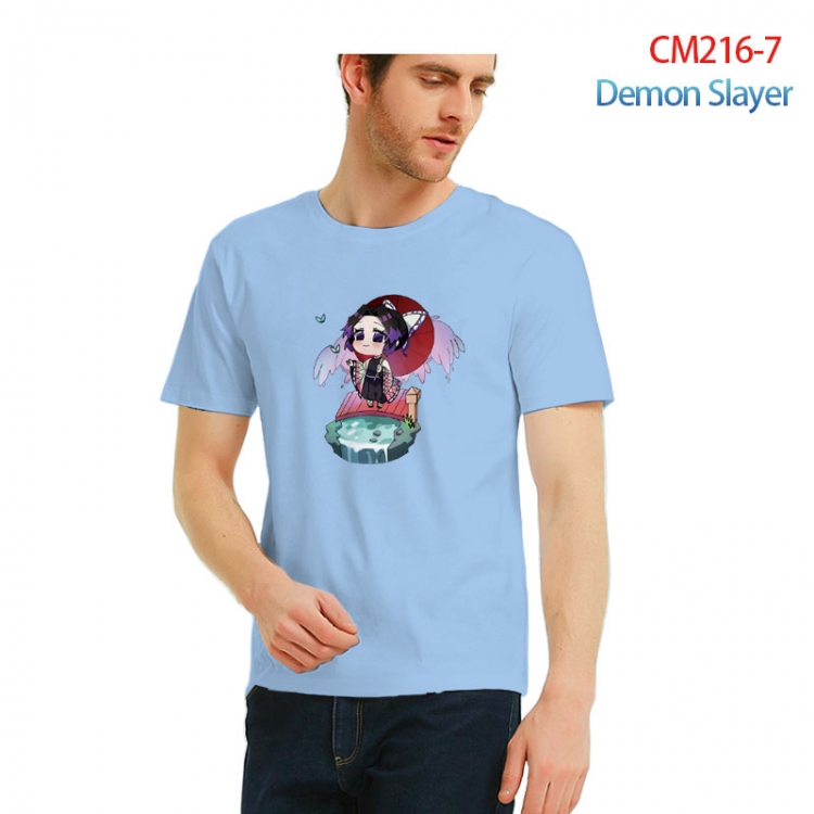 Demon Slayer Kimets Printed short-sleeved cotton T-shirt from S to 3XL  CM216-7