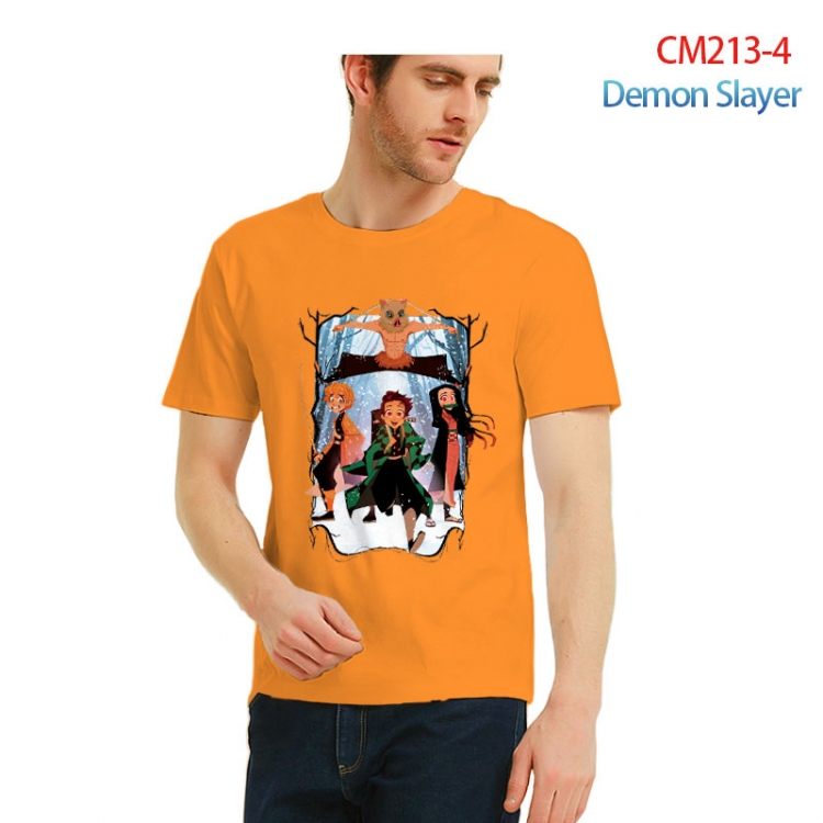 Demon Slayer Kimets Printed short-sleeved cotton T-shirt from S to 3XL  CM213-4