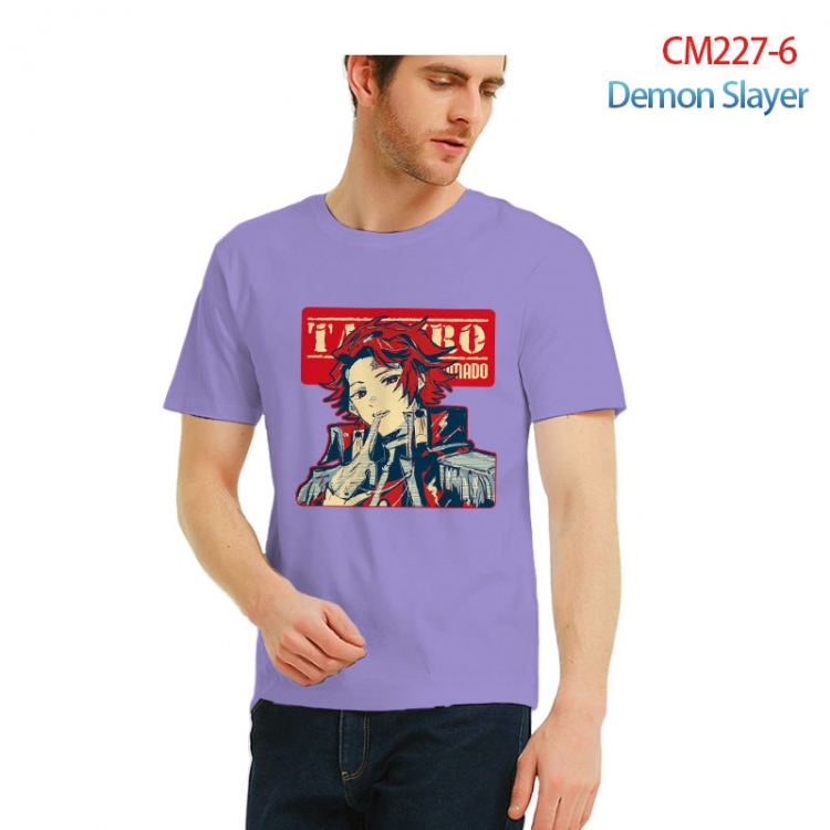 Demon Slayer Kimets Printed short-sleeved cotton T-shirt from S to 3XL  CM227-6