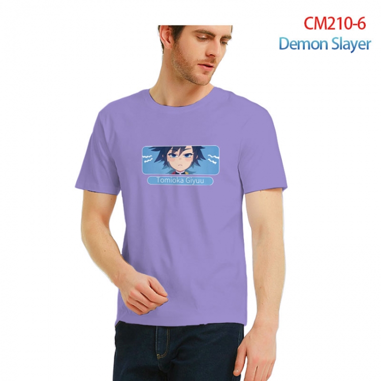 Demon Slayer Kimets Printed short-sleeved cotton T-shirt from S to 3XL  CM210-6