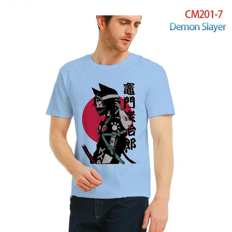 Demon Slayer Kimets Printed short-sleeved cotton T-shirt from S to 3XL  CM201-7