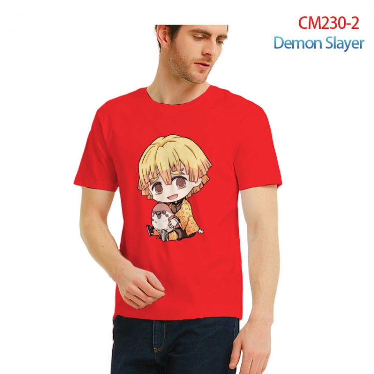 Demon Slayer Kimets Printed short-sleeved cotton T-shirt from S to 3XL  CM230-2