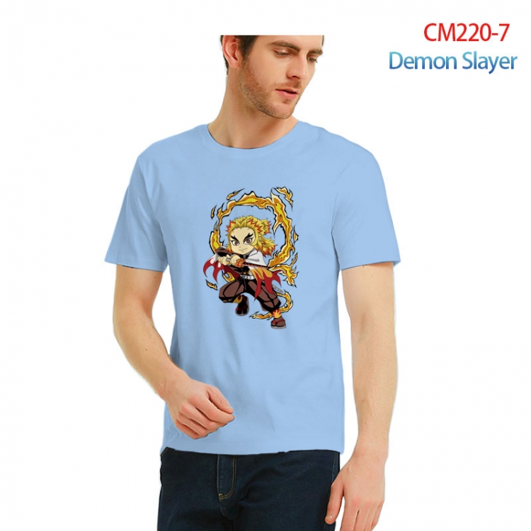 Demon Slayer Kimets  Printed short-sleeved cotton T-shirt from S to 3XL  CM220-7