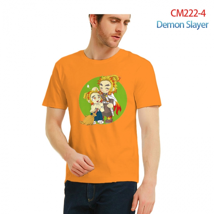 Demon Slayer Kimets Printed short-sleeved cotton T-shirt from S to 3XL  CM222-4