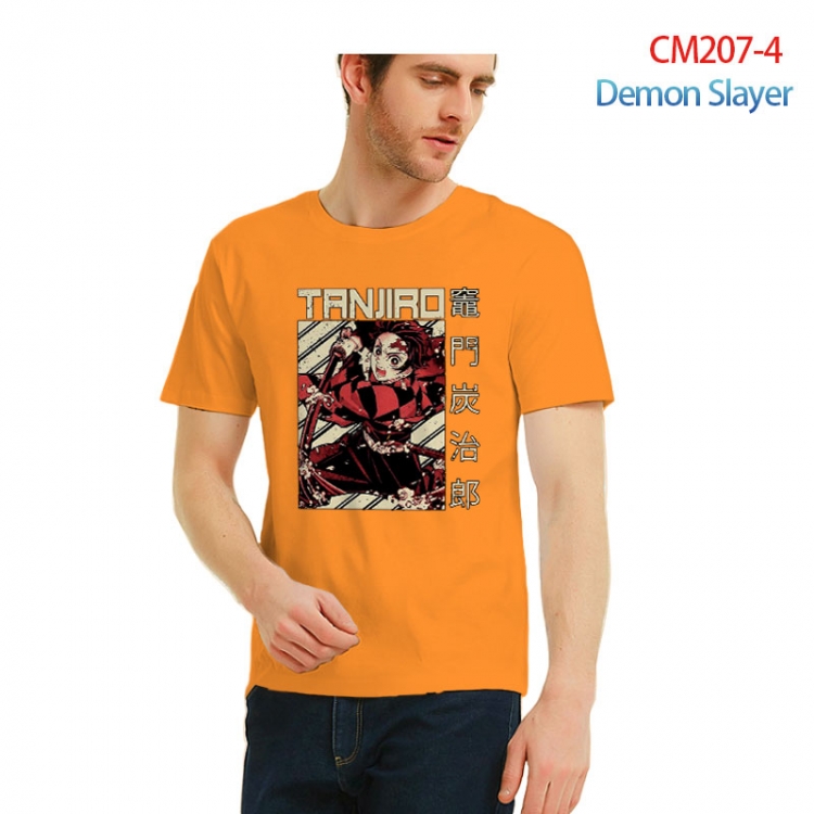 Demon Slayer Kimets  Printed short-sleeved cotton T-shirt from S to 3XL CM207-4